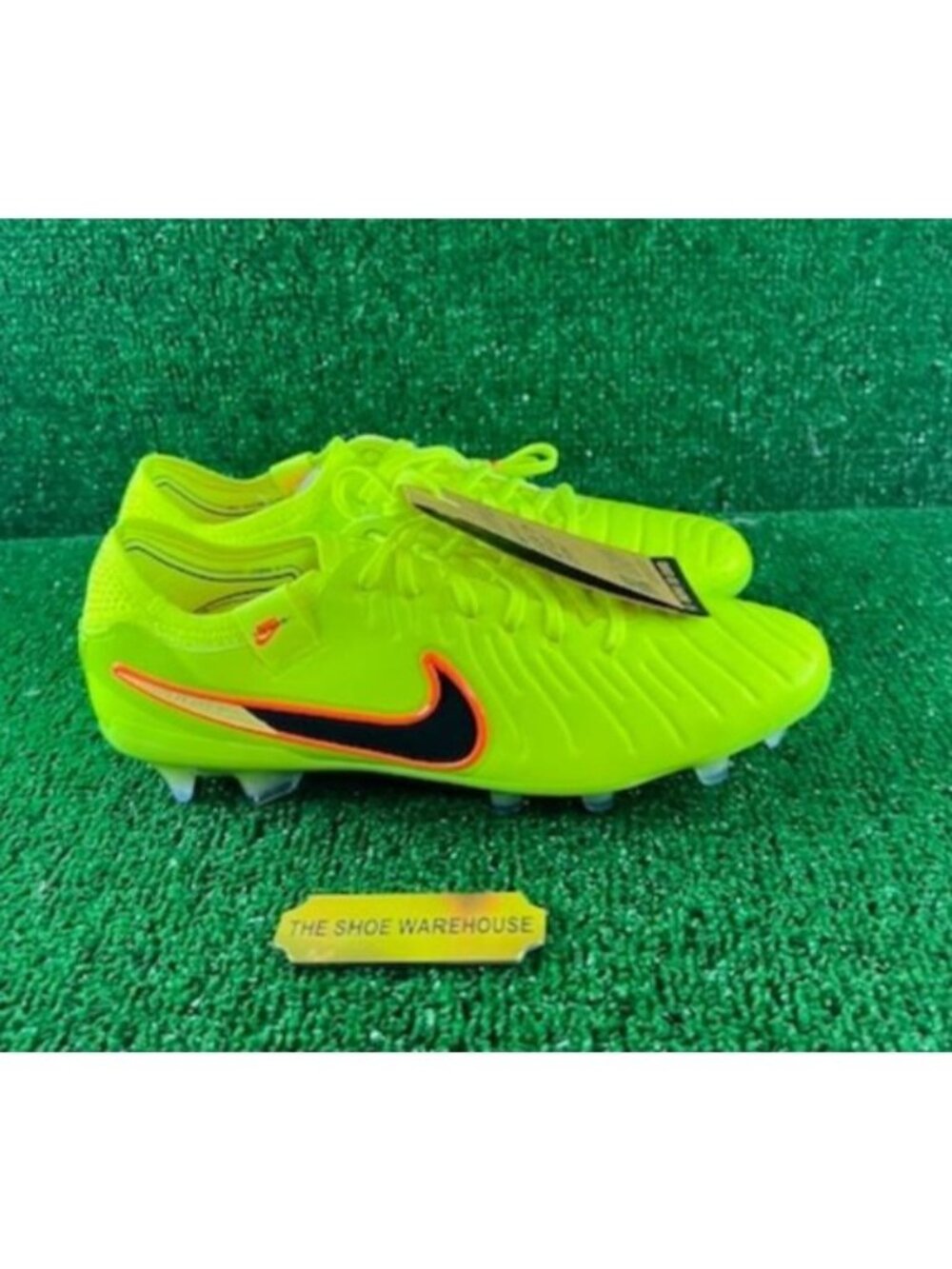 Men Nike Tiempo Legend 10 Elite FG Volt Soccer Cleats DV4328-701 Size 5